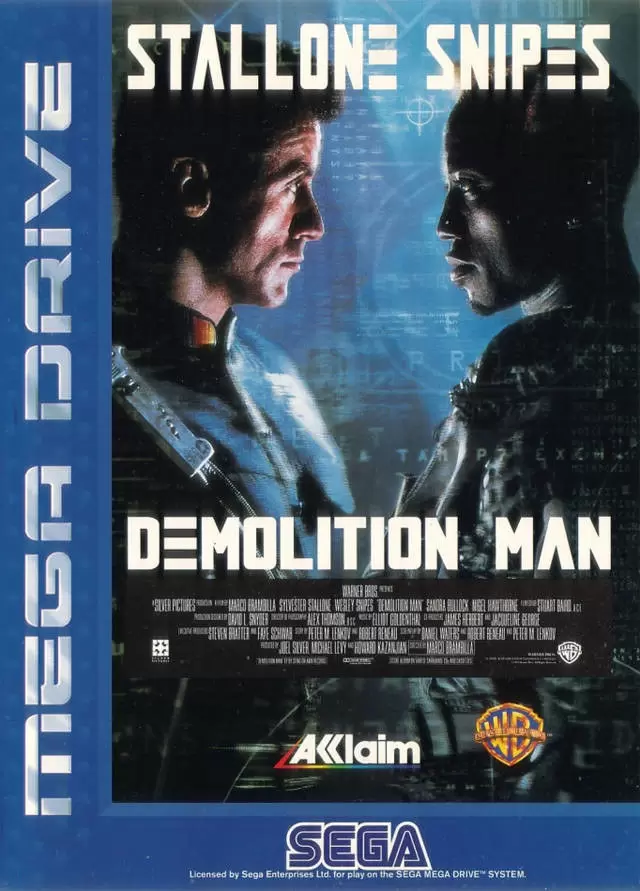 Sega Genesis Games - Demolition Man
