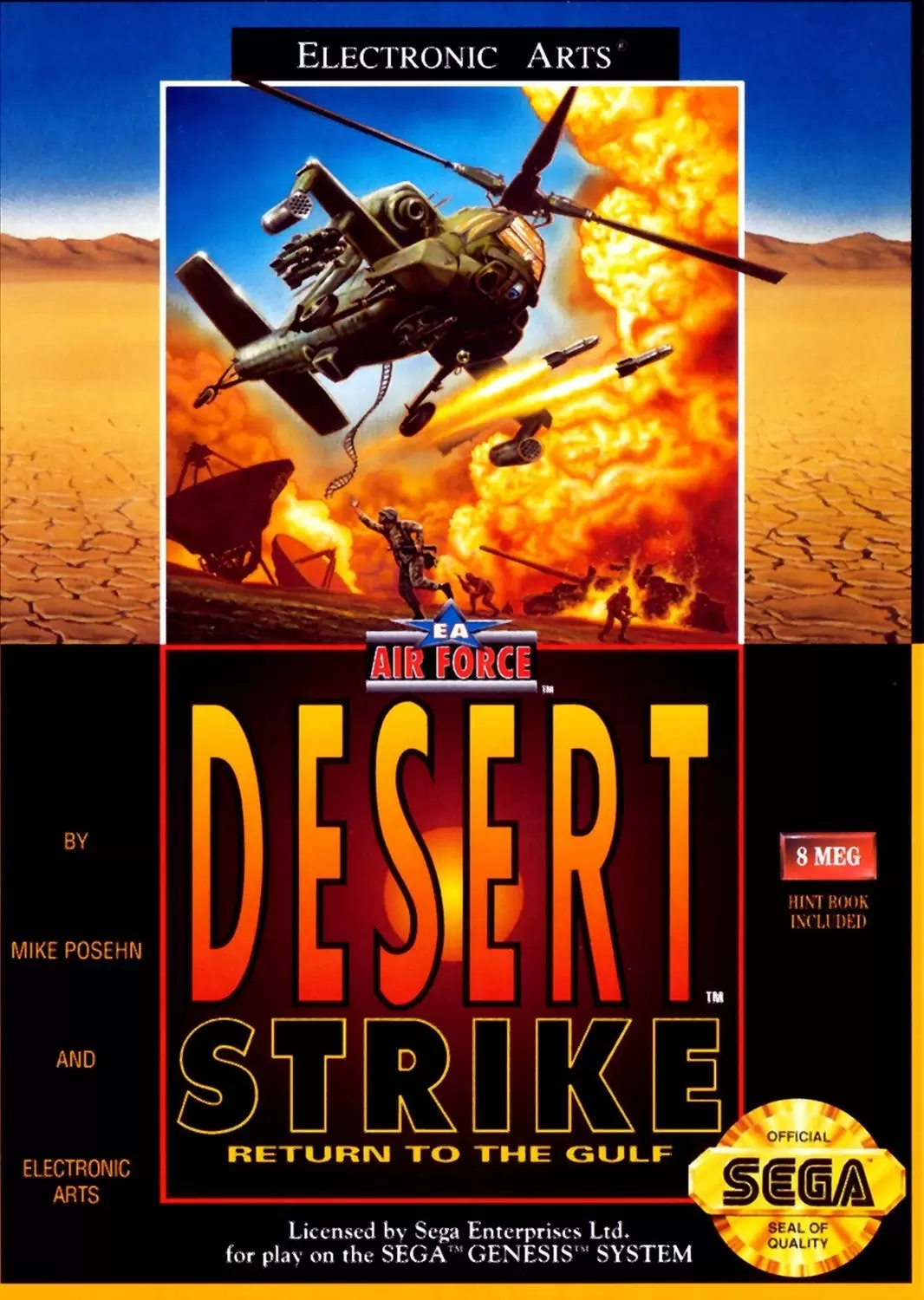 Jeux SEGA Mega Drive - Desert Strike: Return to the Gulf