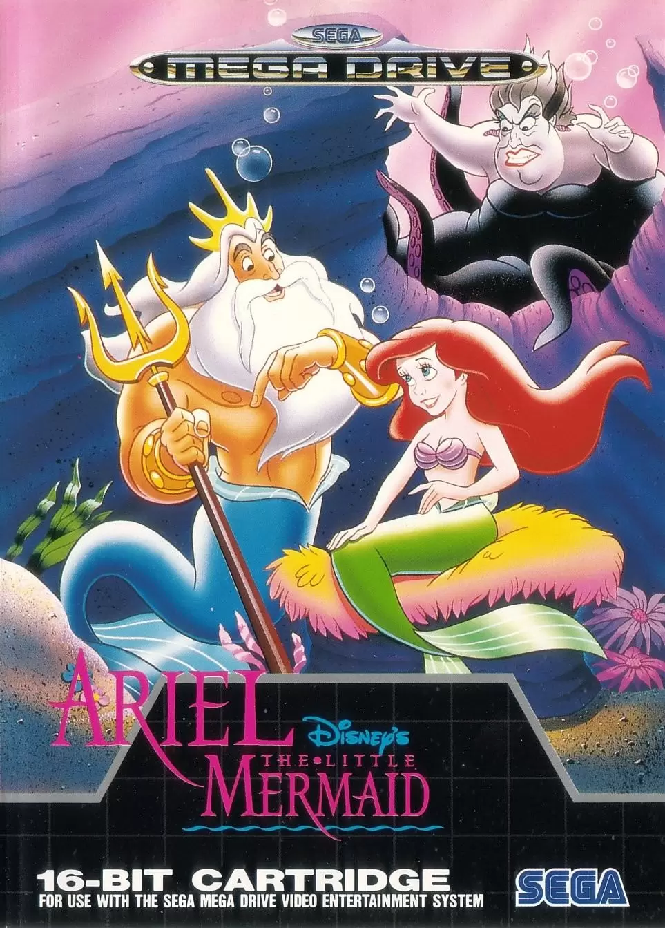 Sega Genesis Games - Disney\'s Ariel: The Little Mermaid