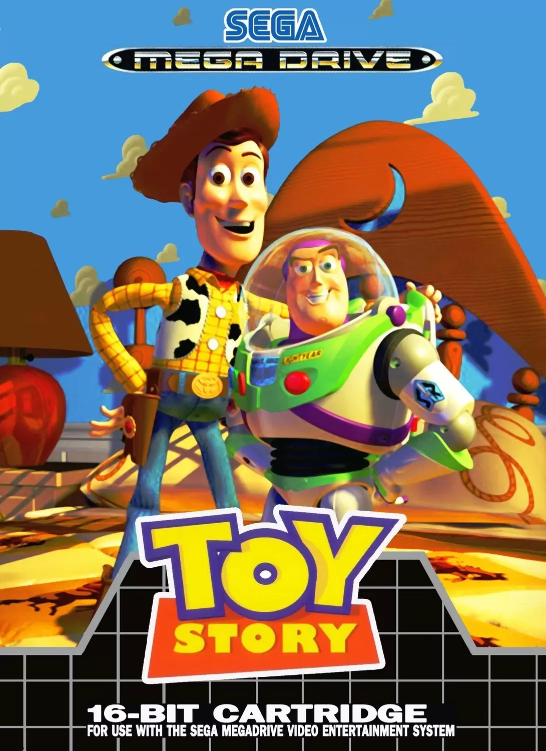 Sega Genesis Games - Disney\'s Toy Story