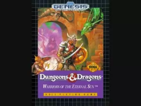 Sega Genesis Games - Dungeons & Dragons: Warriors of the Eternal Sun