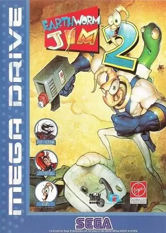 Sega Genesis Games - Earthworm Jim 2