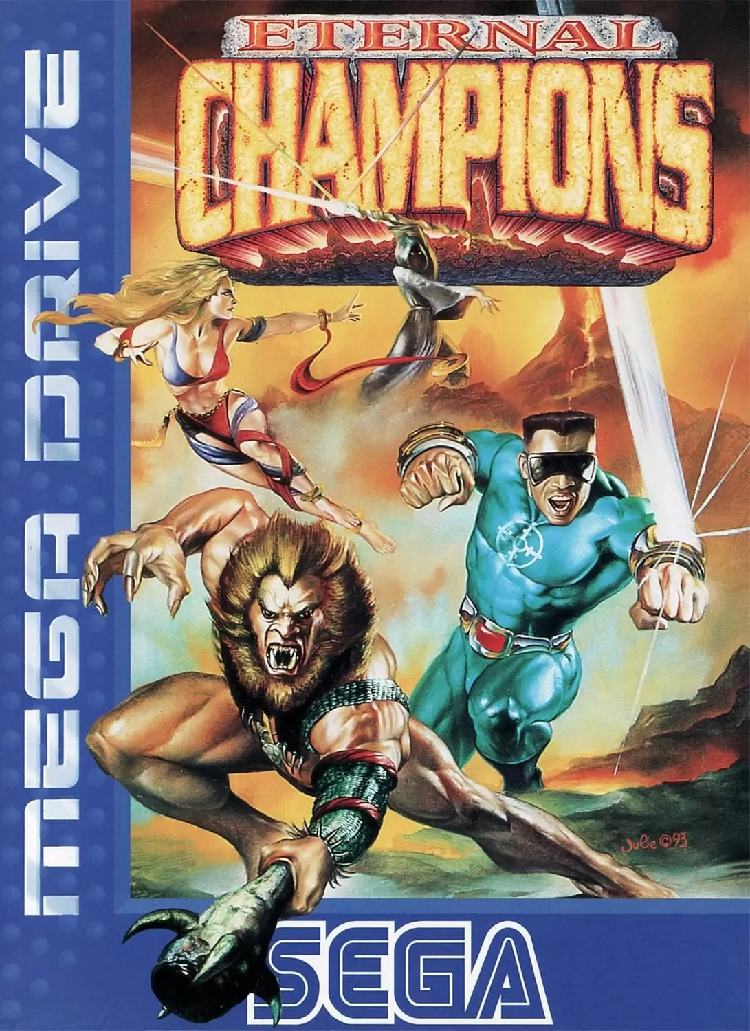 Jeux SEGA Mega Drive - Eternal Champions