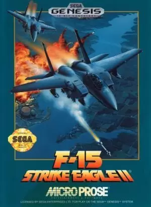 Jeux SEGA Mega Drive - F-15 Strike Eagle II