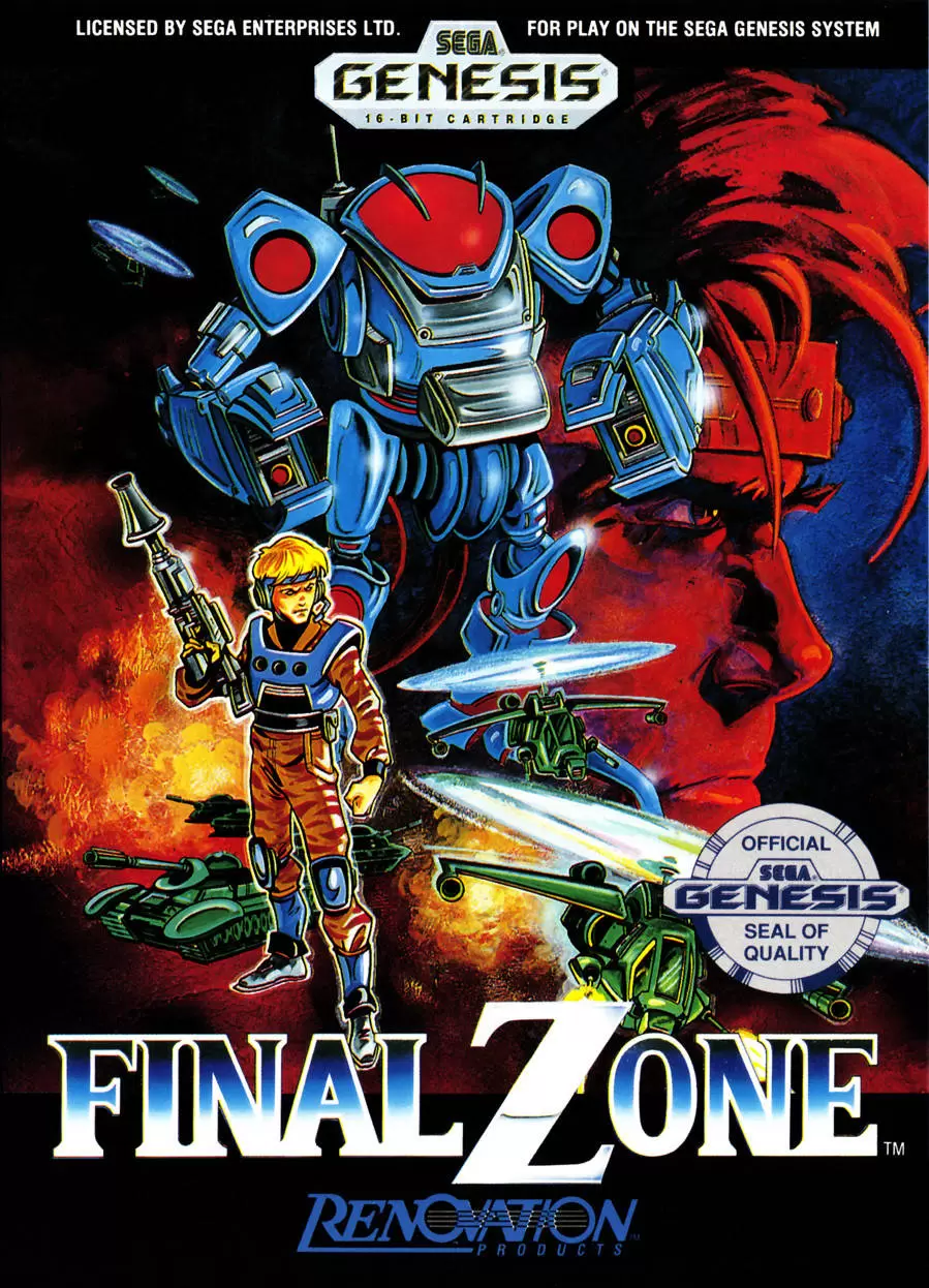 Jeux SEGA Mega Drive - Final Zone