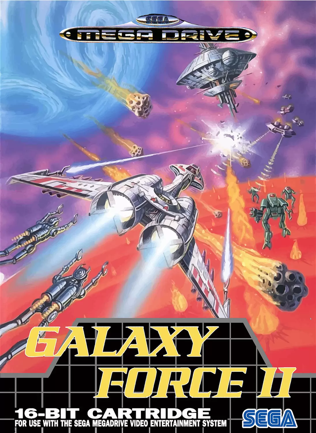EUR - European Mega Drive Games - Galaxy Force II