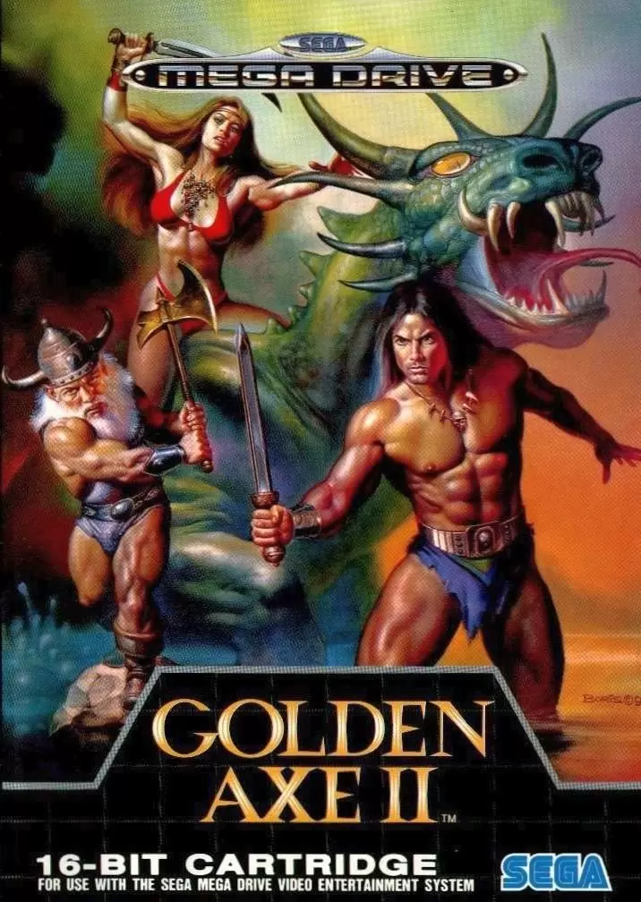 Sega Genesis Games - Golden Axe II