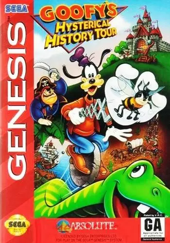 Jeux SEGA Mega Drive - Goofy\'s Hysterical History Tour