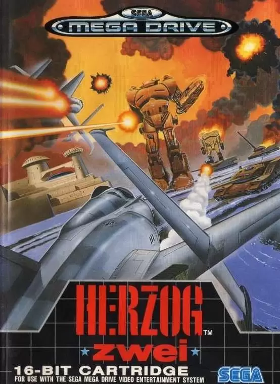 Jeux SEGA Mega Drive - Herzog Zwei