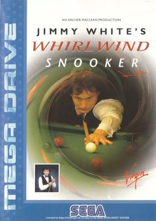 Sega Genesis Games - Jimmy White\'s Whirlwind Snooker