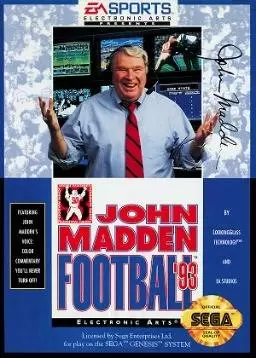 Sega Genesis Games - John Madden Football \'93
