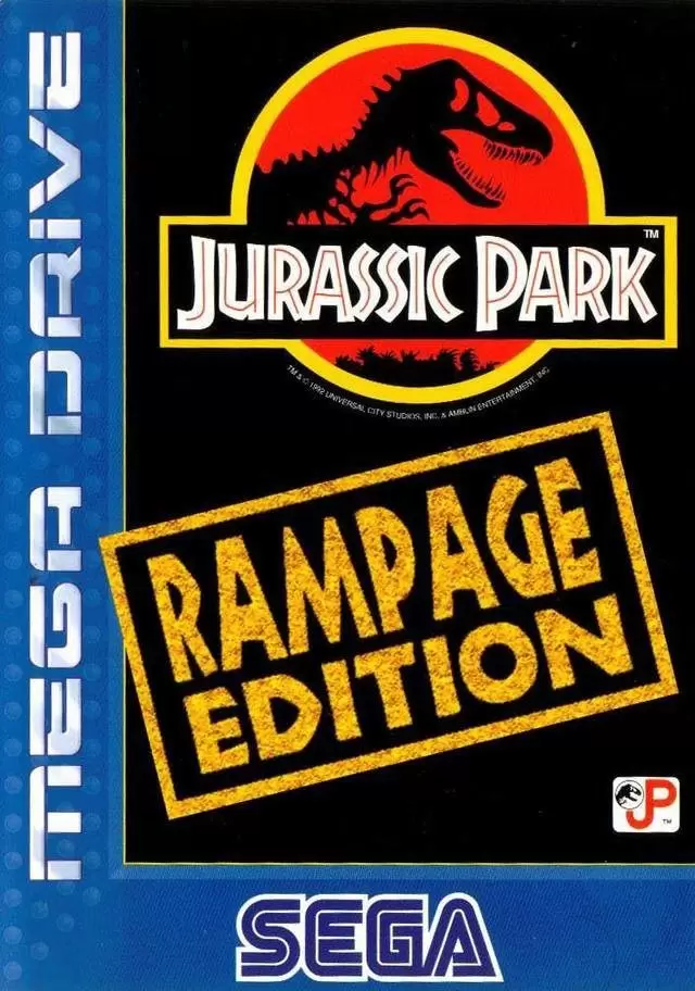 Sega Genesis Games - Jurassic Park: Rampage Edition