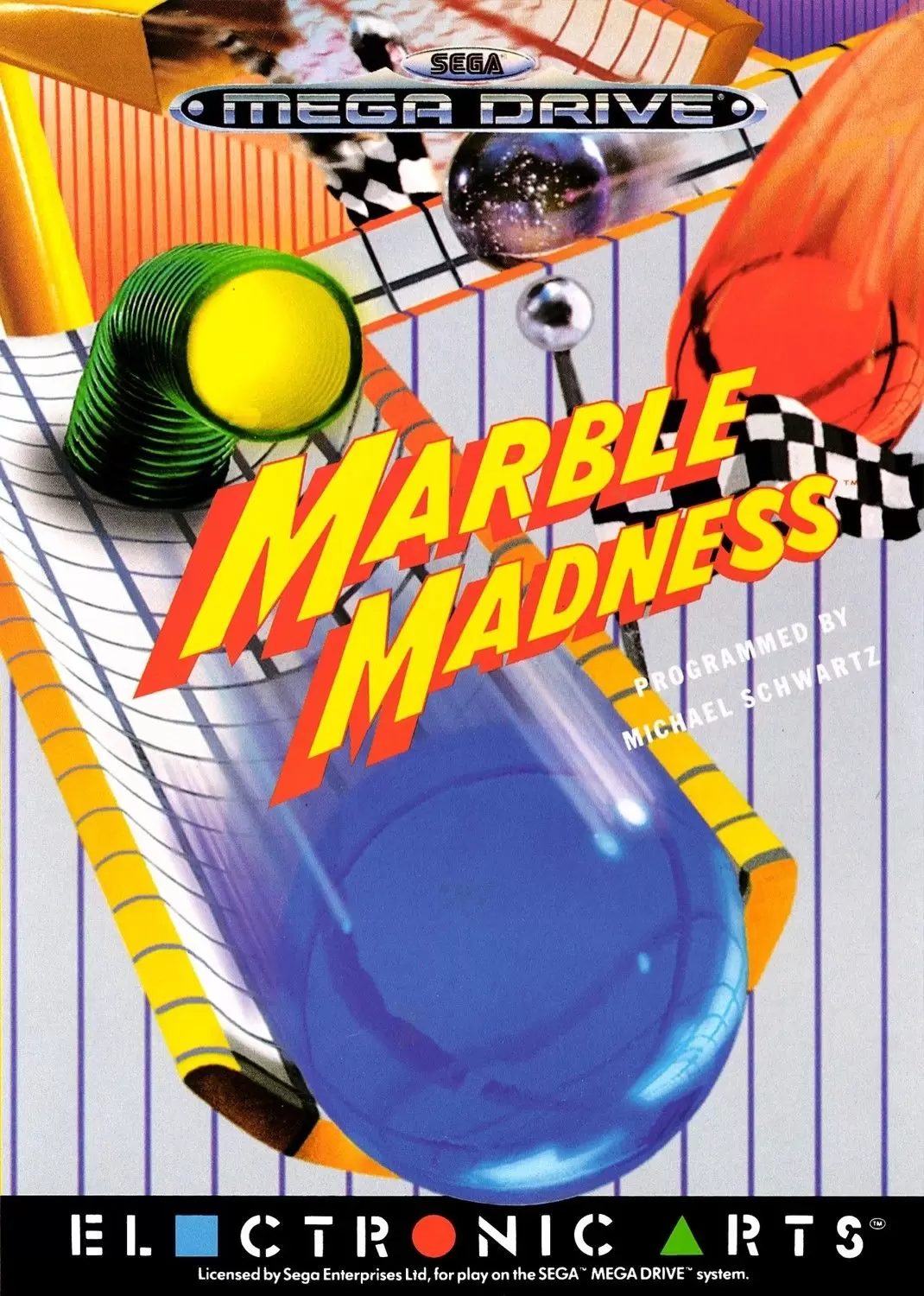 Sega Genesis Games - Marble Madness