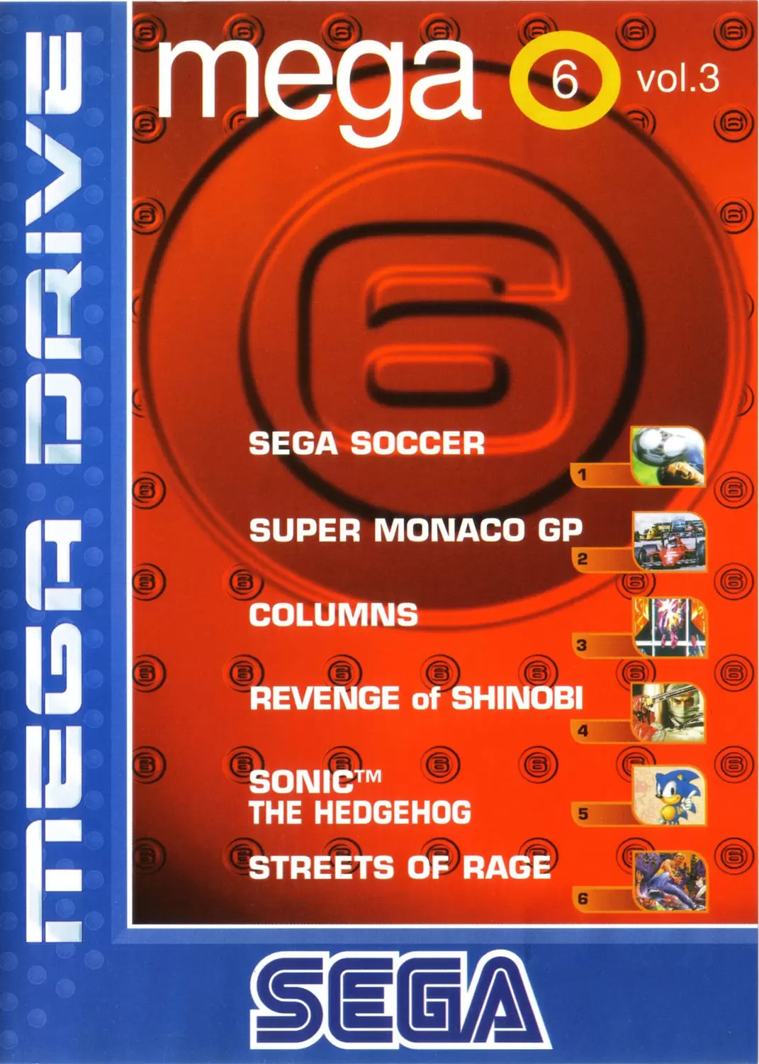 EUR - European Mega Drive Games - Mega Games 6 Vol. 3