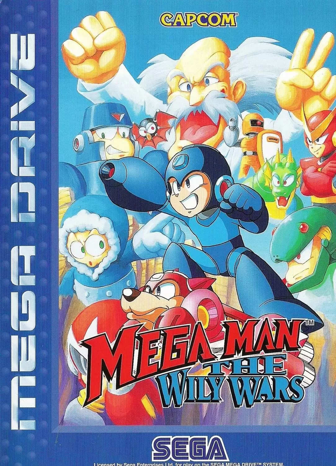 Jeux SEGA Mega Drive - Mega Man: The Wily Wars