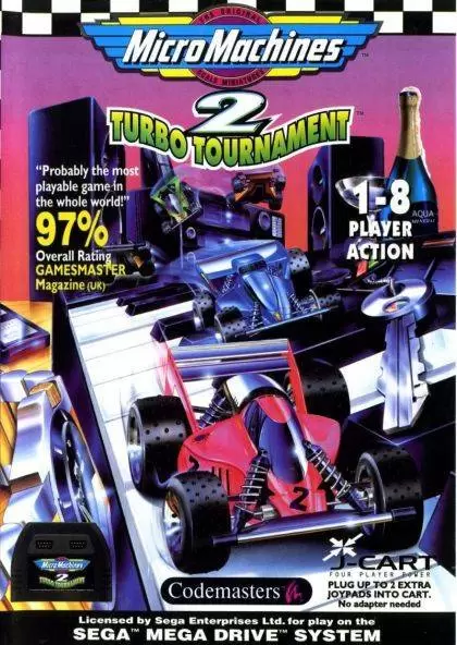 Sega Genesis Games - Micro Machines 2 - Turbo Tournament