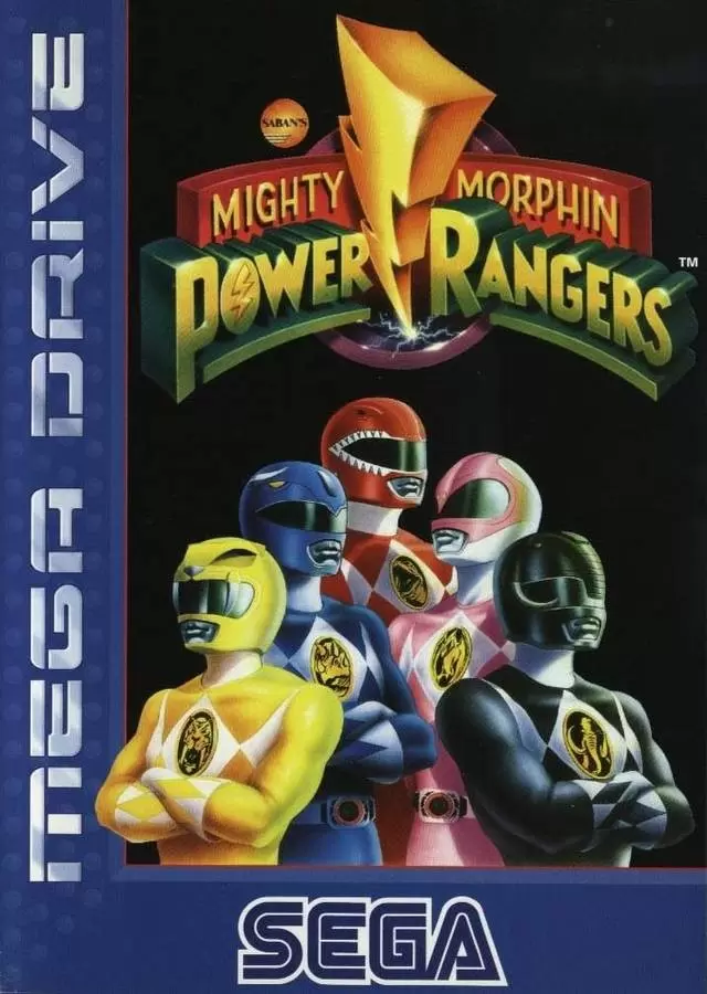 Jeux SEGA Mega Drive - Mighty Morphin Power Rangers