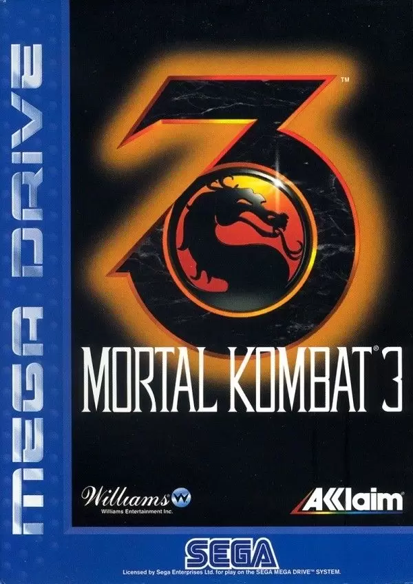 Sega Genesis Games - Mortal Kombat 3