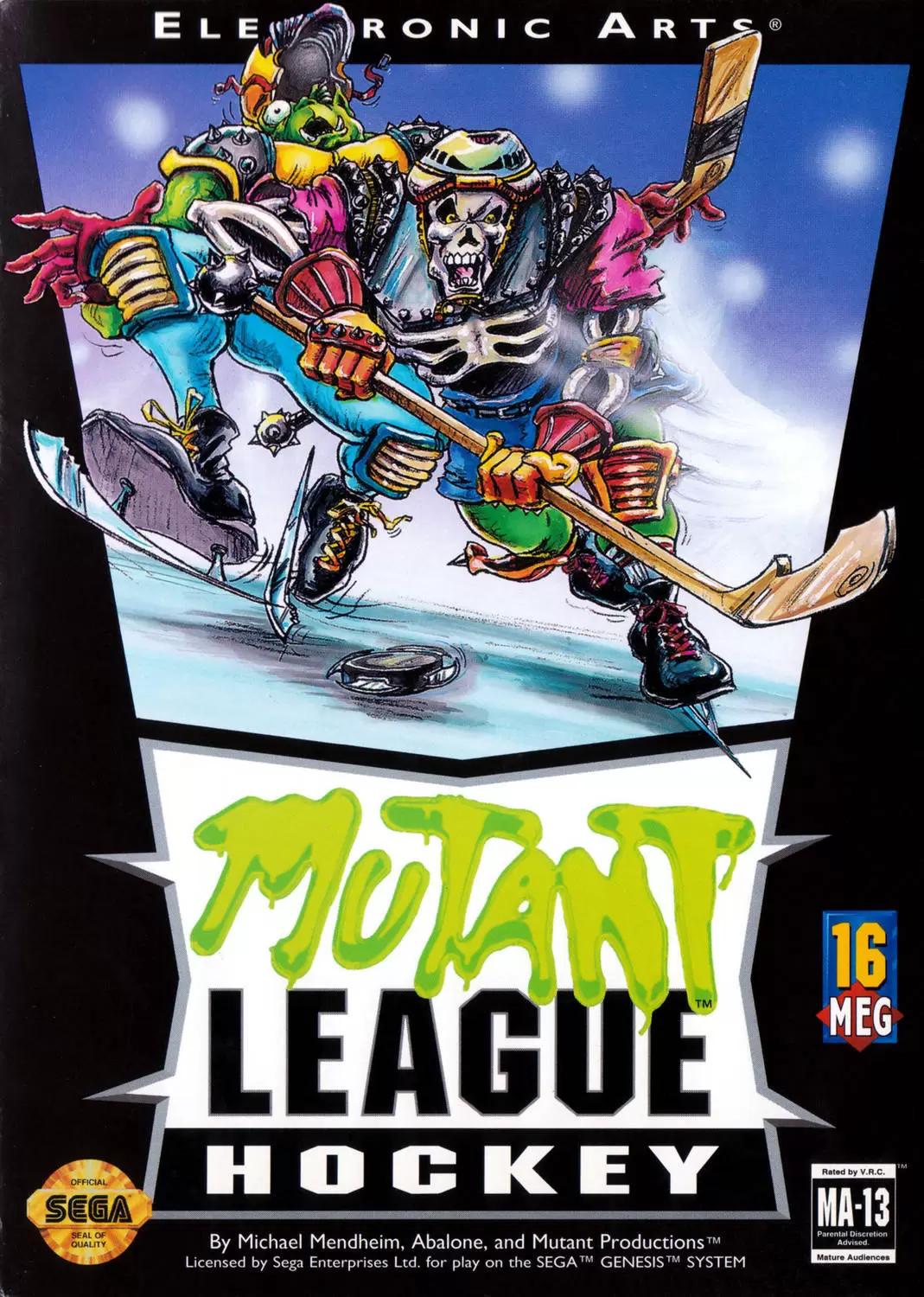 Jeux SEGA Mega Drive - Mutant League Hockey