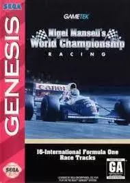 Sega Genesis Games - Nigel Mansell\'s World Championship Racing
