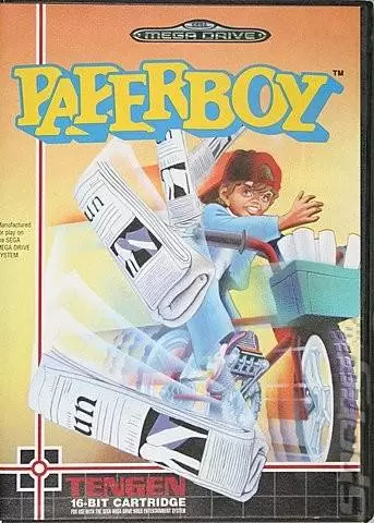 Sega Genesis Games - Paperboy