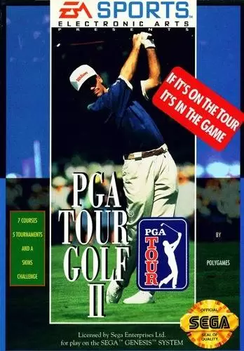 Sega Genesis Games - PGA Tour Golf II
