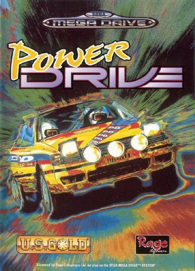 Jeux SEGA Mega Drive - Power Drive