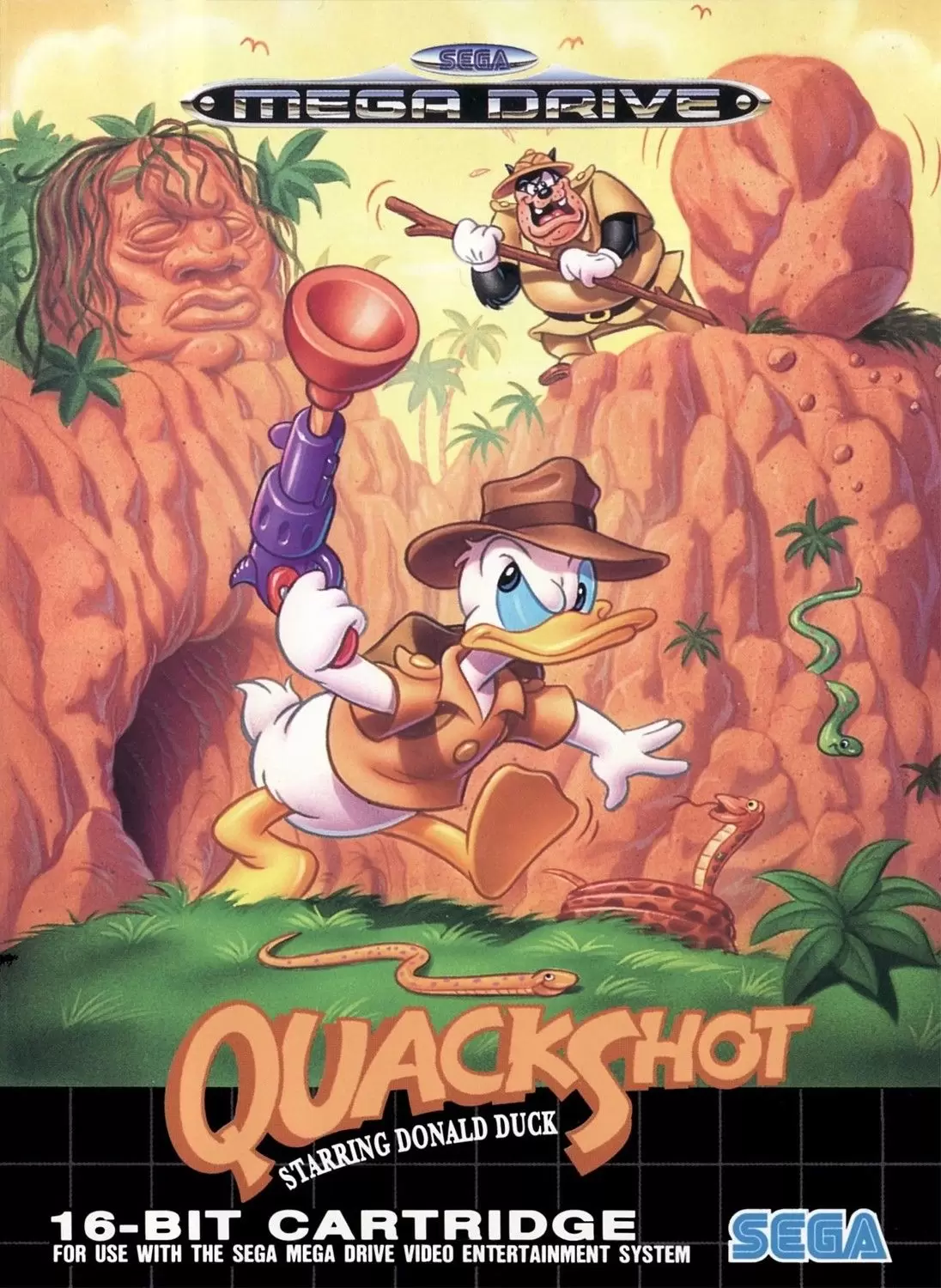 Jeux SEGA Mega Drive - Quackshot: Starring Donald Duck