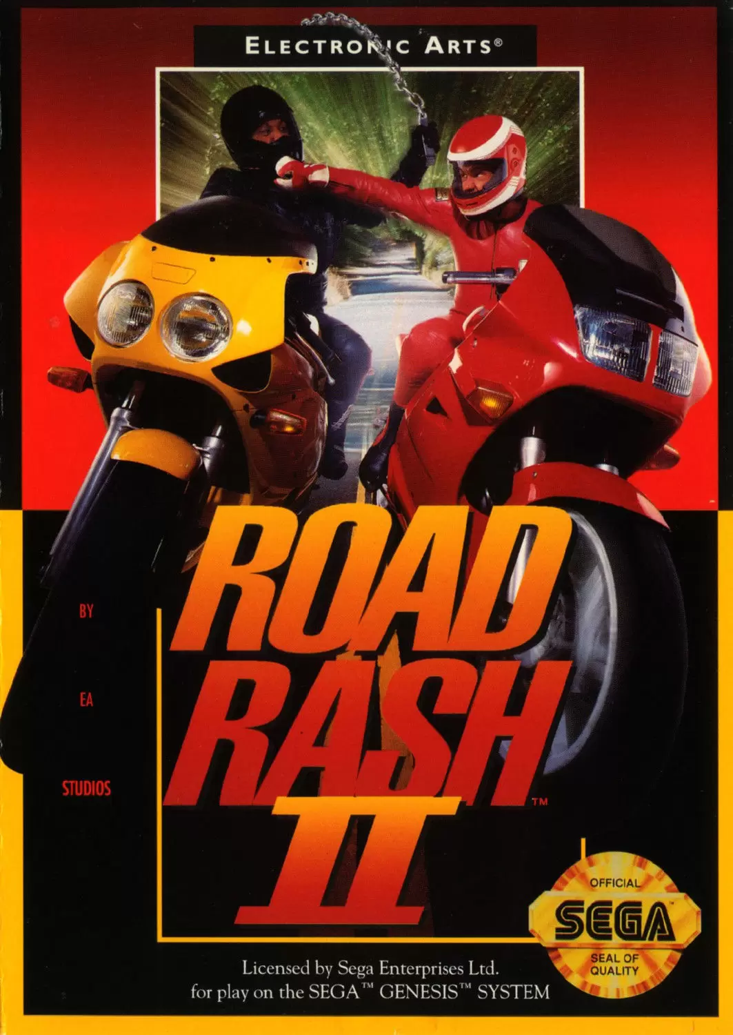 EUR - European Mega Drive Games - Road Rash II