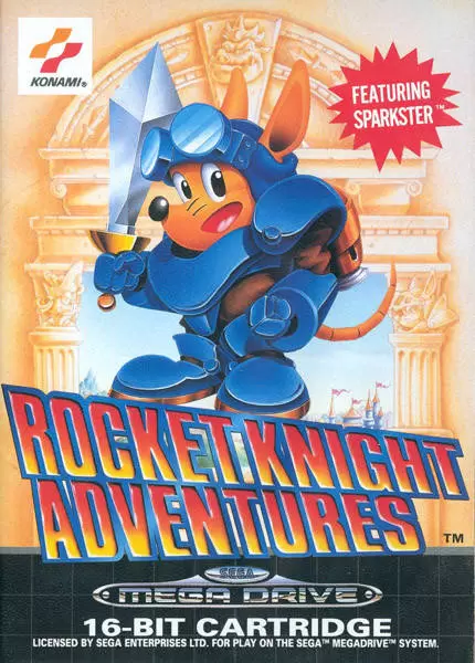 Jeux SEGA Mega Drive - Rocket Knight Adventures