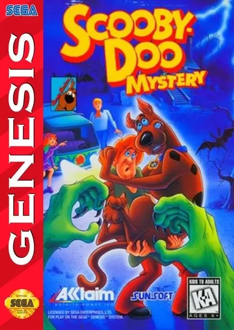 Sega Genesis Games - Scooby-Doo Mystery
