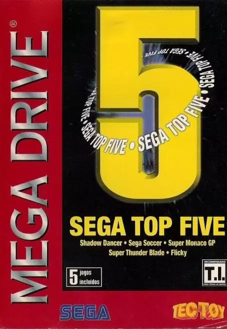 BRA - Jeux Mega Drive Brésiliens - Sega Top Five