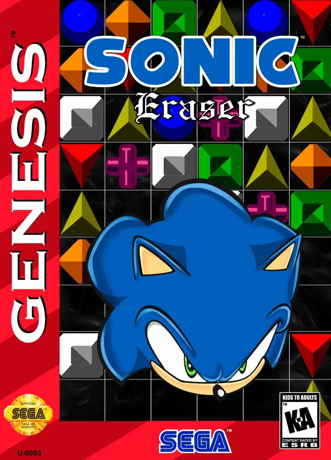 JAP - Japanese Mega Drive Games - Sonic Eraser