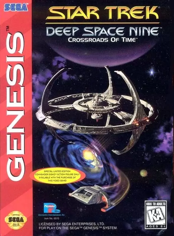 Jeux SEGA Mega Drive - Star Trek: Deep Space Nine - Crossroads of Time