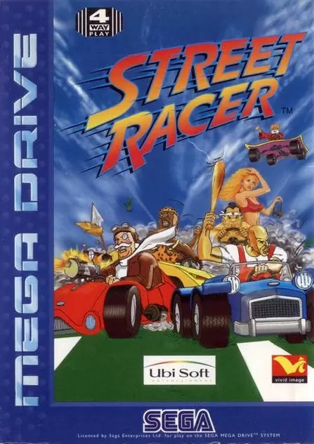 Jeux SEGA Mega Drive - Street Racer