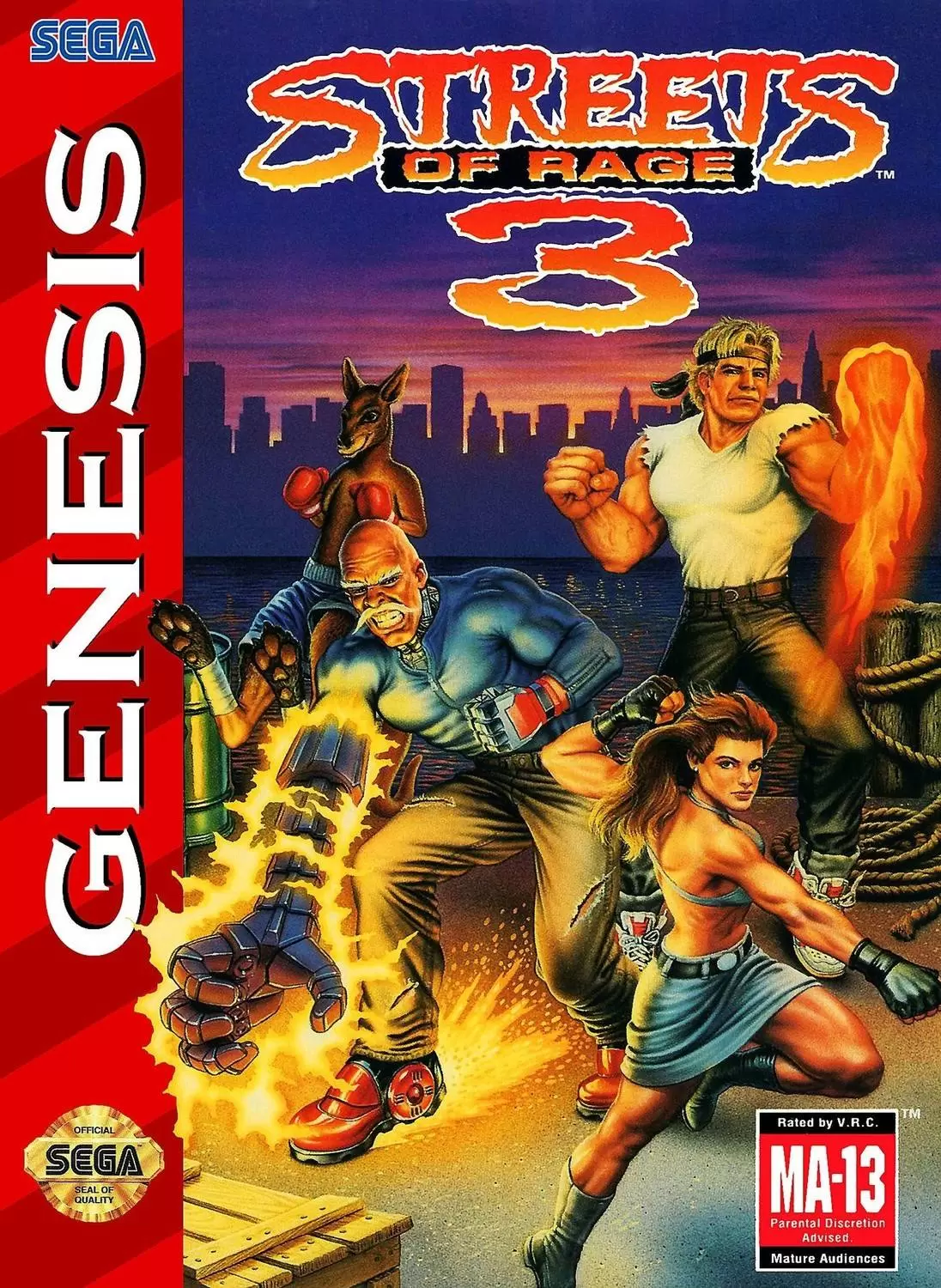 Sega Genesis Games - Streets of Rage 3