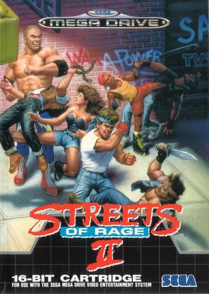 Jeux SEGA Mega Drive - Streets of Rage II