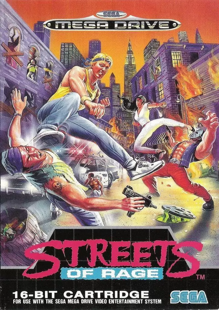 Jeux SEGA Mega Drive - Streets of Rage