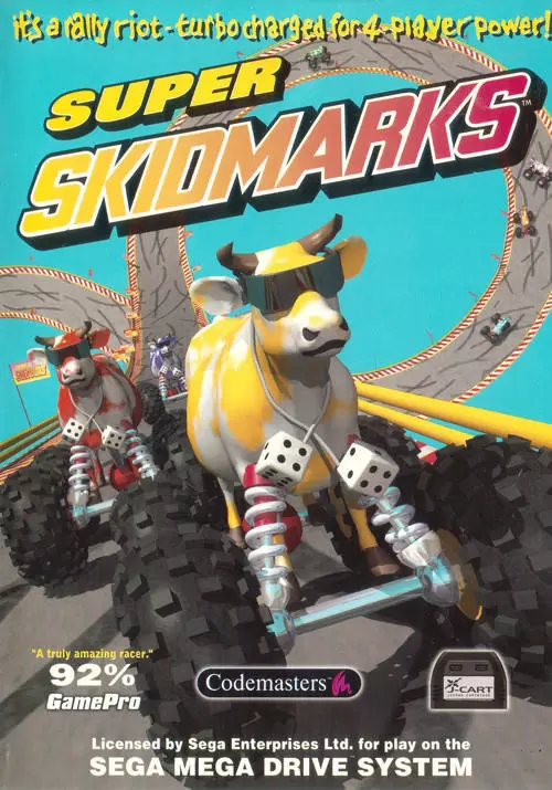 Sega Genesis Games - Super Skidmarks