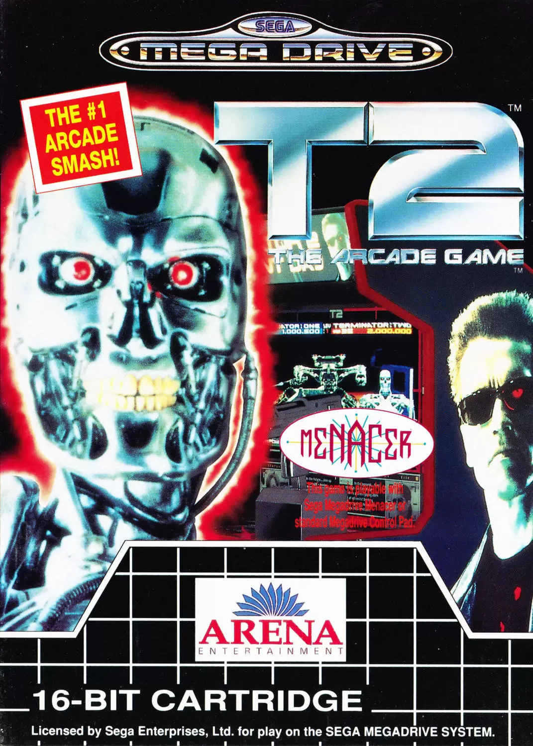 EUR - European Mega Drive Games - T2: The Arcade Game