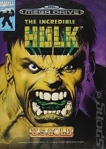 Jeux SEGA Mega Drive - The Incredible Hulk