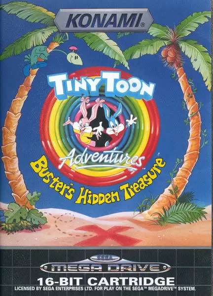 Sega Genesis Games - Tiny Toon Adventures: Buster\'s Hidden Treasure