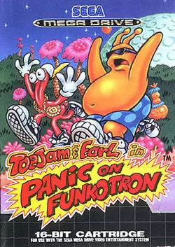 Sega Genesis Games - Toejam & Earl in Panic on Funkatron