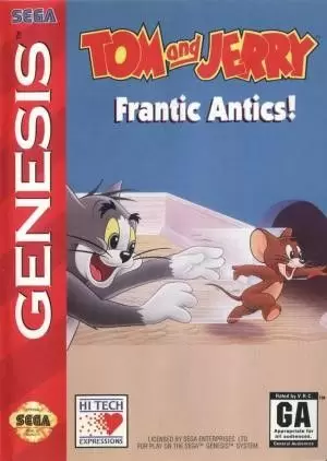 Jeux SEGA Mega Drive - Tom And Jerry -Frantic Antics