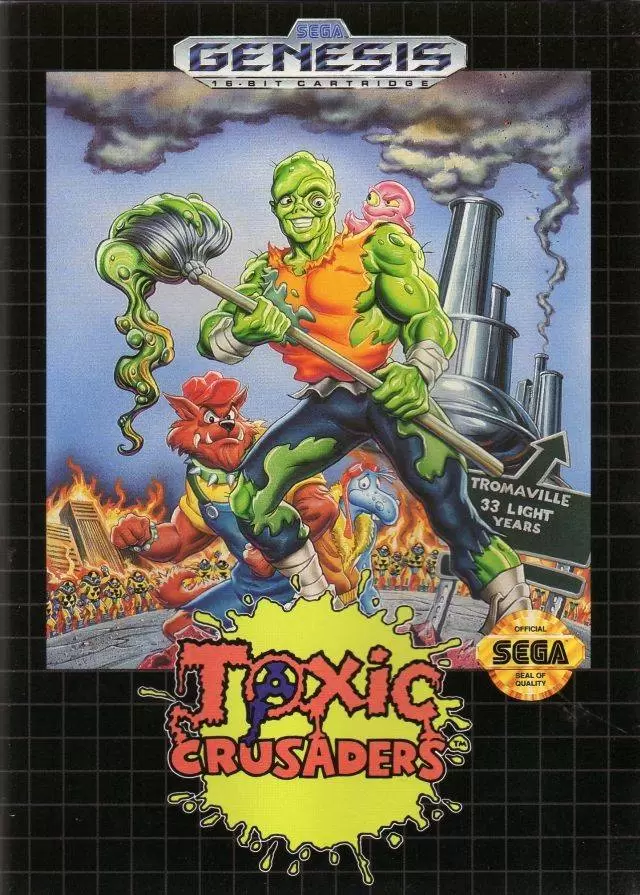 Jeux SEGA Mega Drive - Toxic Crusaders