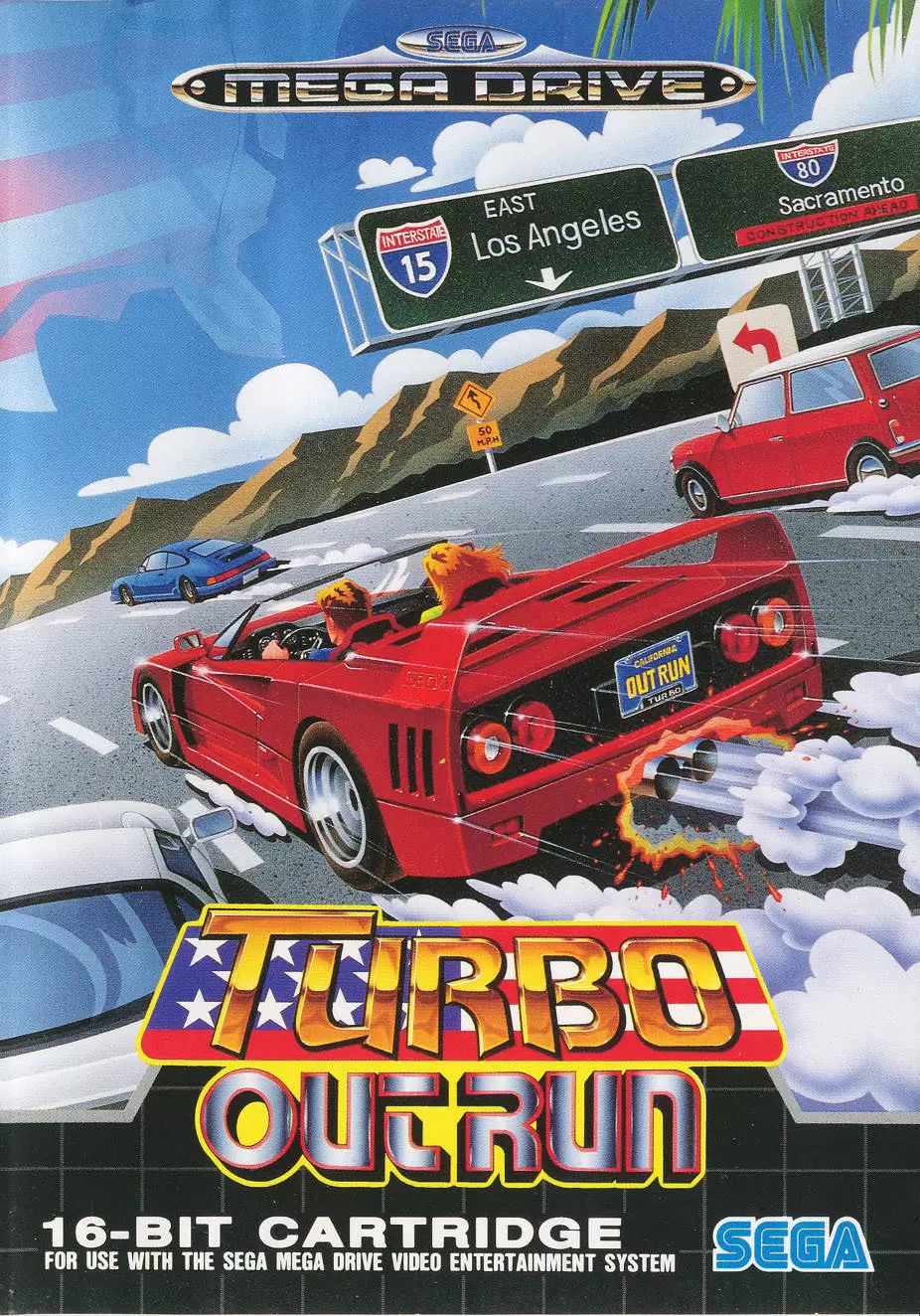 Sega Genesis Games - Turbo OutRun