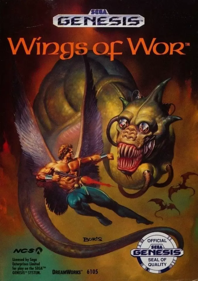 Jeux SEGA Mega Drive - Wings of Wor
