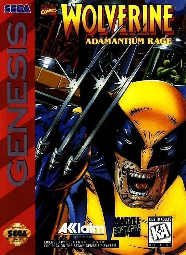 Sega Genesis Games - Wolverine: Adamantium Rage