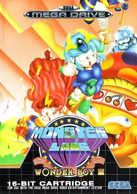 Jeux SEGA Mega Drive - Wonder Boy III: Monster Lair