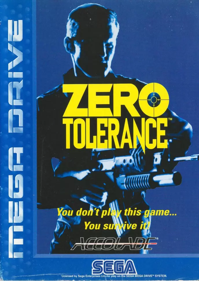 Jeux SEGA Mega Drive - Zero Tolerance